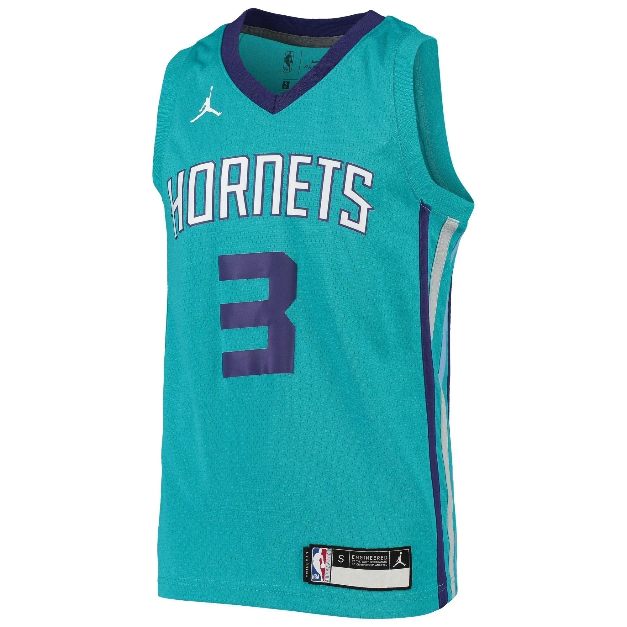 Terry Rozier Charlotte Hornets Youth Team Swingman Jersey Teal Multicolor