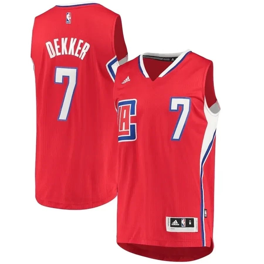 Sam Dekker LA Clippers Swingman Team Jersey Red Unisex Adult