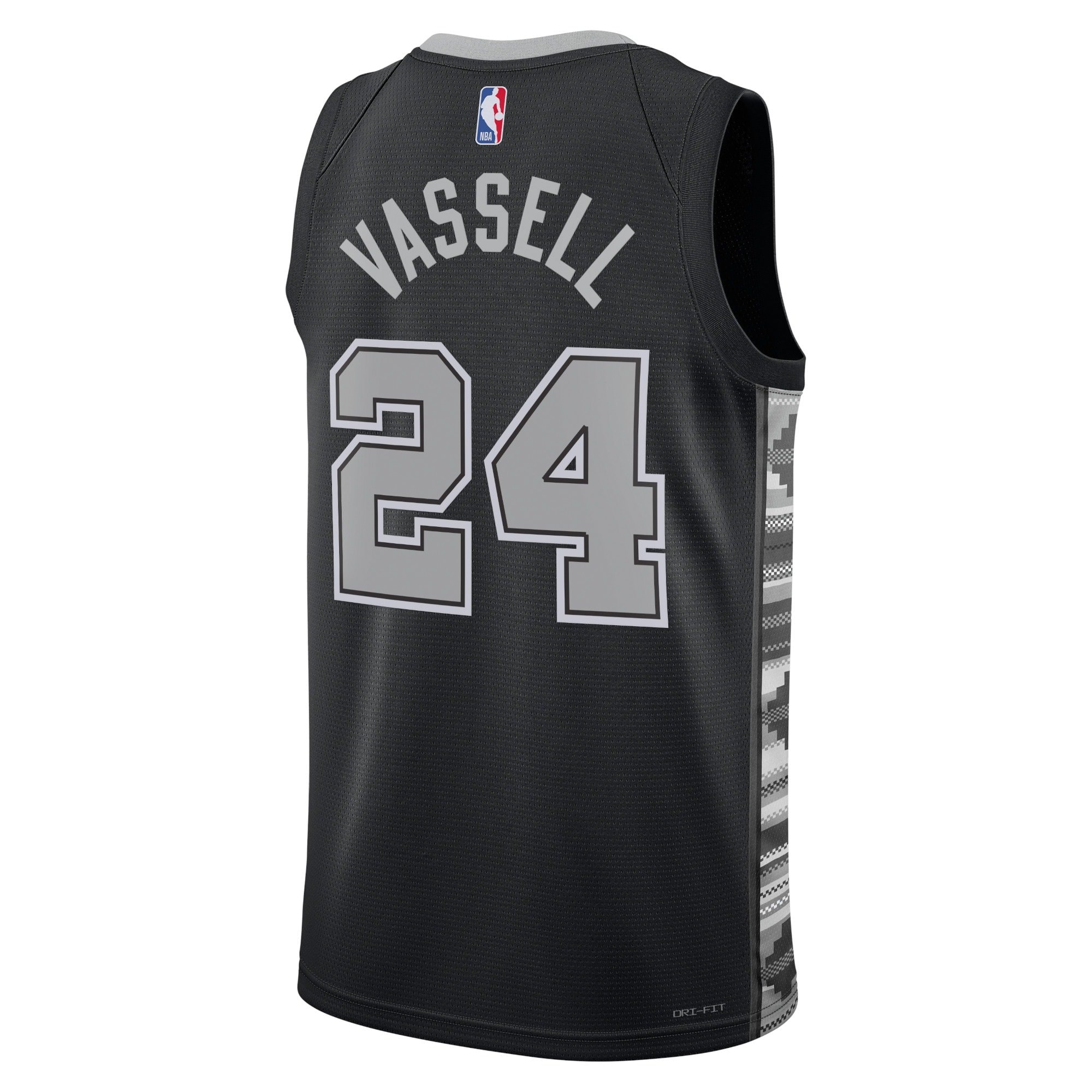 San Antonio Spurs Jordan Statement Edition Swingman Jersey Black Devin Vassell Unisex