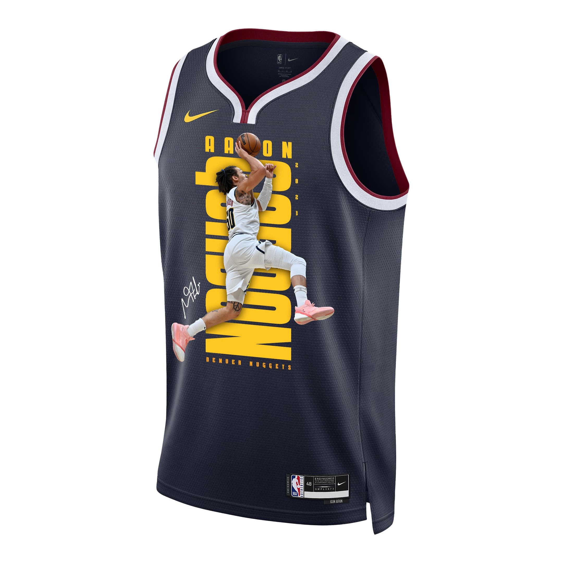 Aaron Gordon 50 Denver Nuggets Slamming Skills 2023 NBA Champions Swingman Jersey - Black