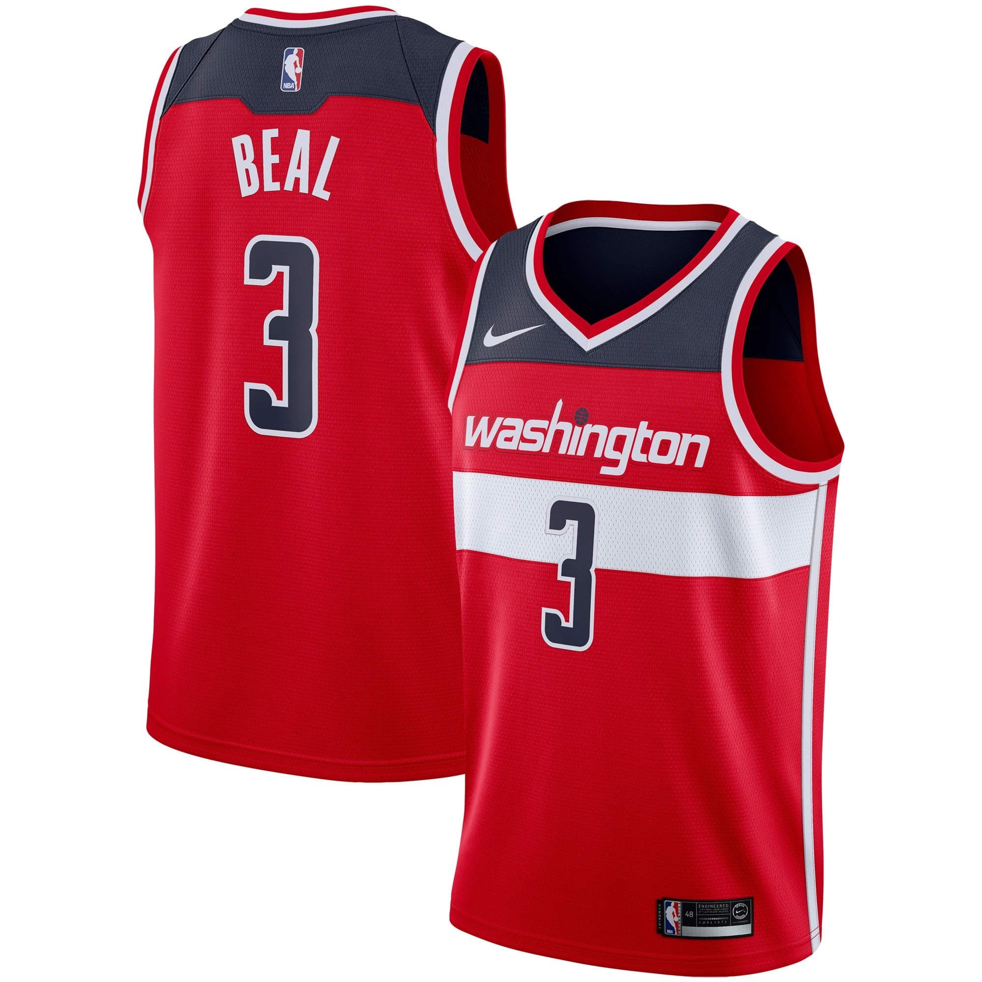 Youth Bradley Beal Red Washington Wizards Swingman Jersey - Multicolor Unisex