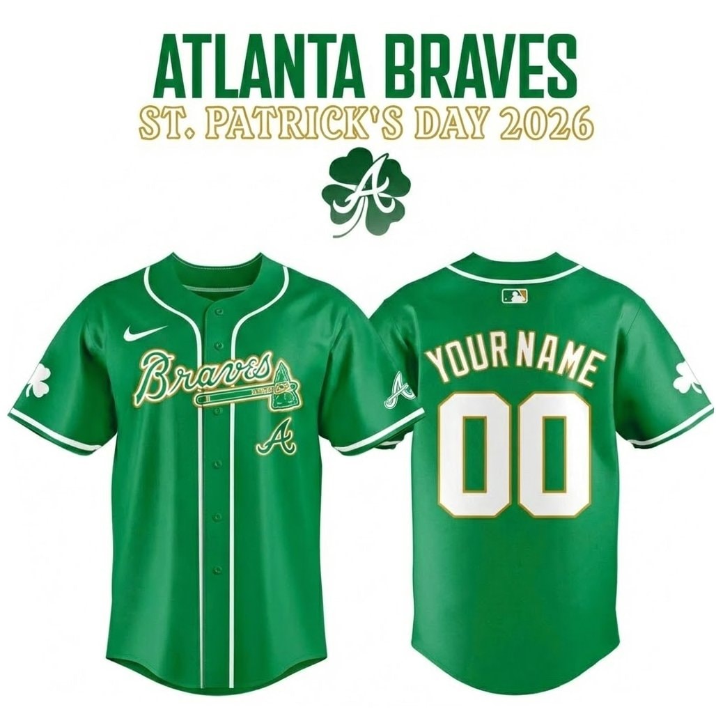 Custom Name and Number Baseball Team 2026 St Patrick Day Baseball Jersey