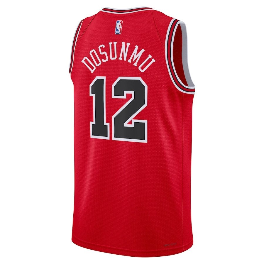 Ayo Dosunmu 12 Chicago Bulls Unisex Swingman Jersey Icon Edition Red