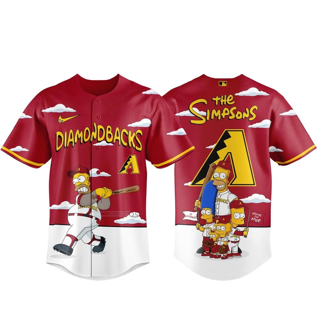 Baseball Team x The Simpsons 2026 Major Gameday Baseball Jersey