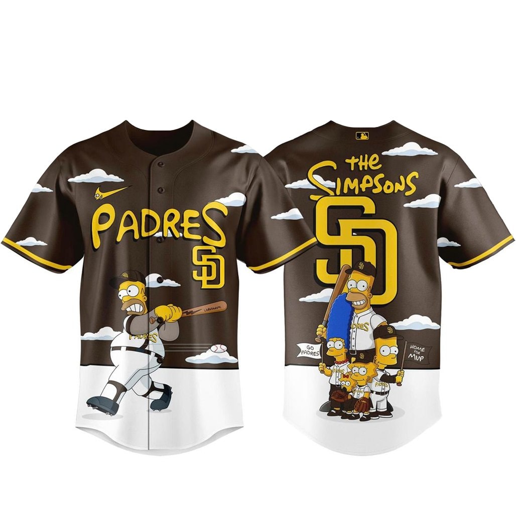 Baseball Team x The Simpsons 2026 Major Gameday Baseball Jersey