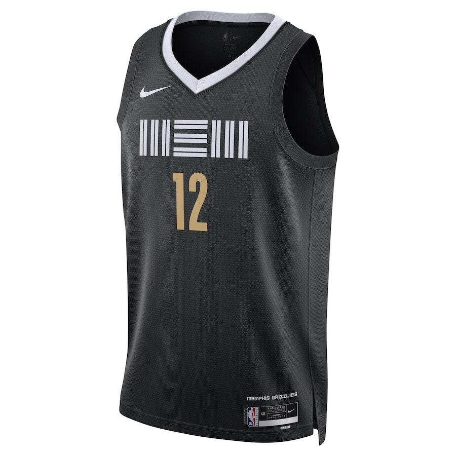 Ja Morant 12 Memphis Grizzlies 2023/24 Swingman Jersey City Edition Unisex Black