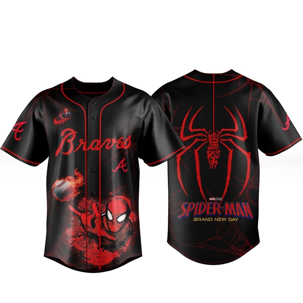 Baseball Team x Spider Man 2026 Brand New Day Baseball Jersey