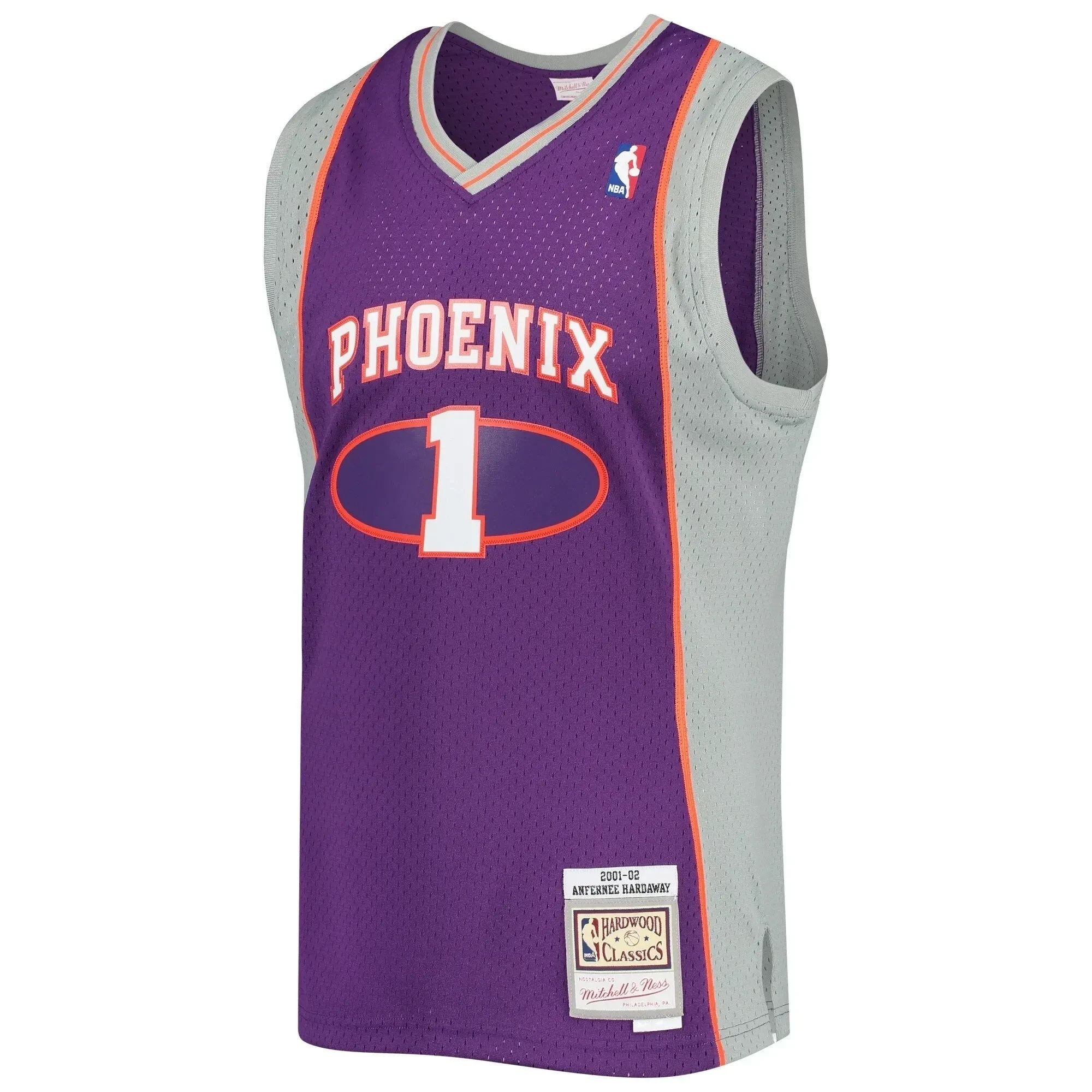 Penny Hardaway Phoenix Suns Mitchell Ness 2001-2002 Hardwood Classics Swingman Jersey - Purple