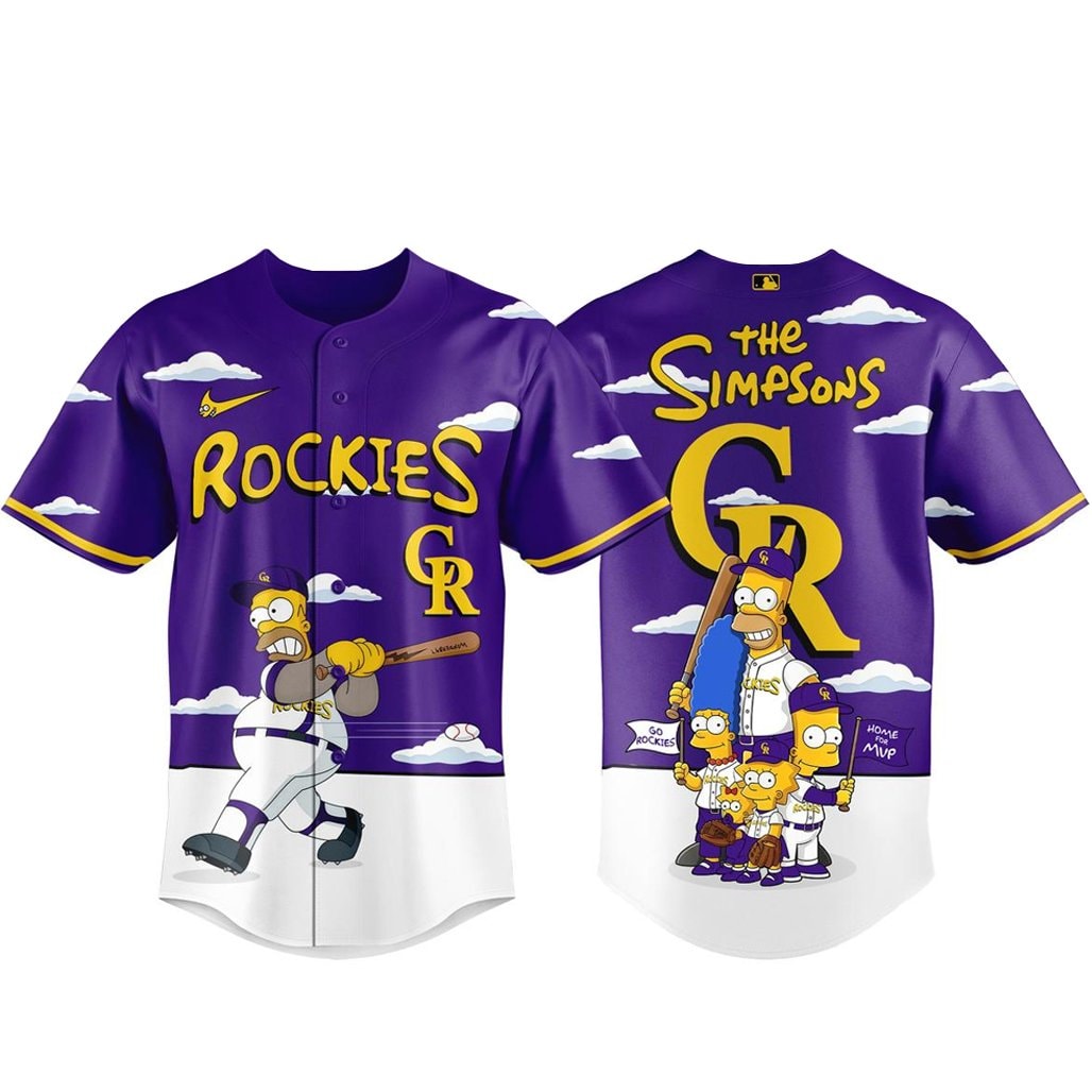 Baseball Team x The Simpsons 2026 Major Gameday Baseball Jersey