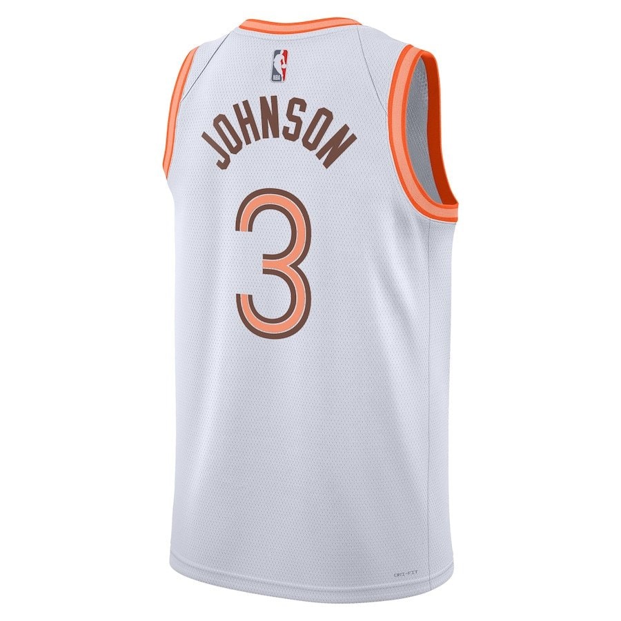 Keldon Johnson San Antonio Spurs 2023/24 City Edition Swingman Jersey White Unisex