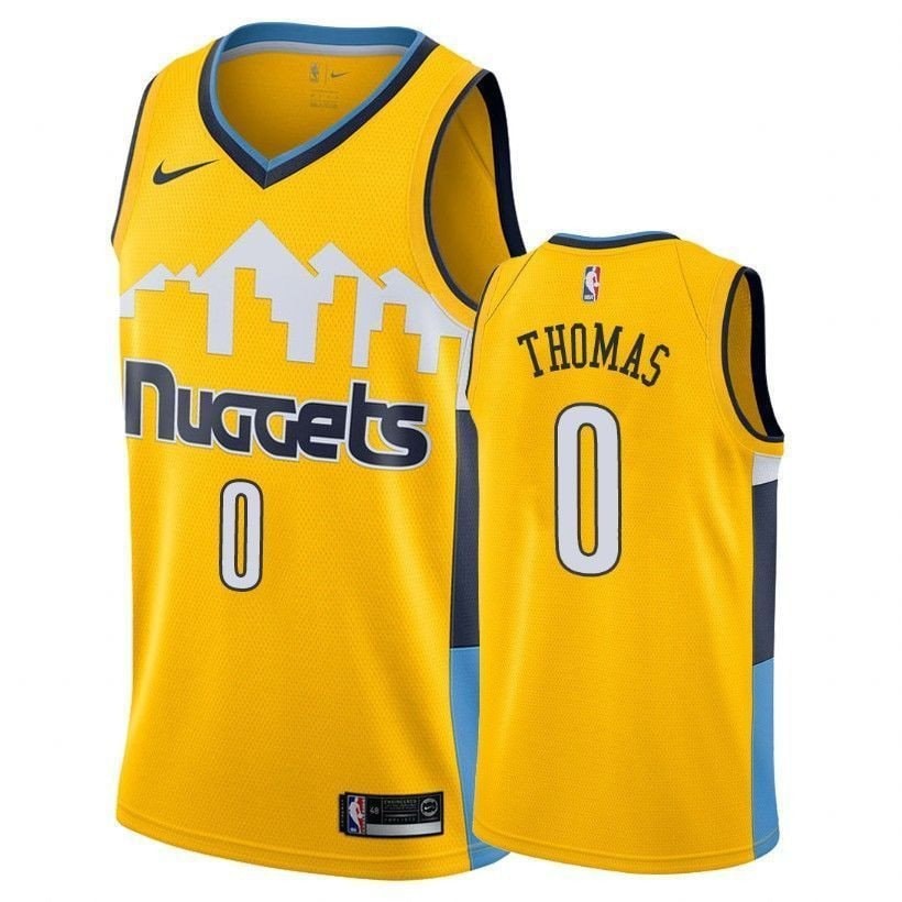 Men's Basketball Team Male Isaiah Thomas 0 Statet Yellow Jersey