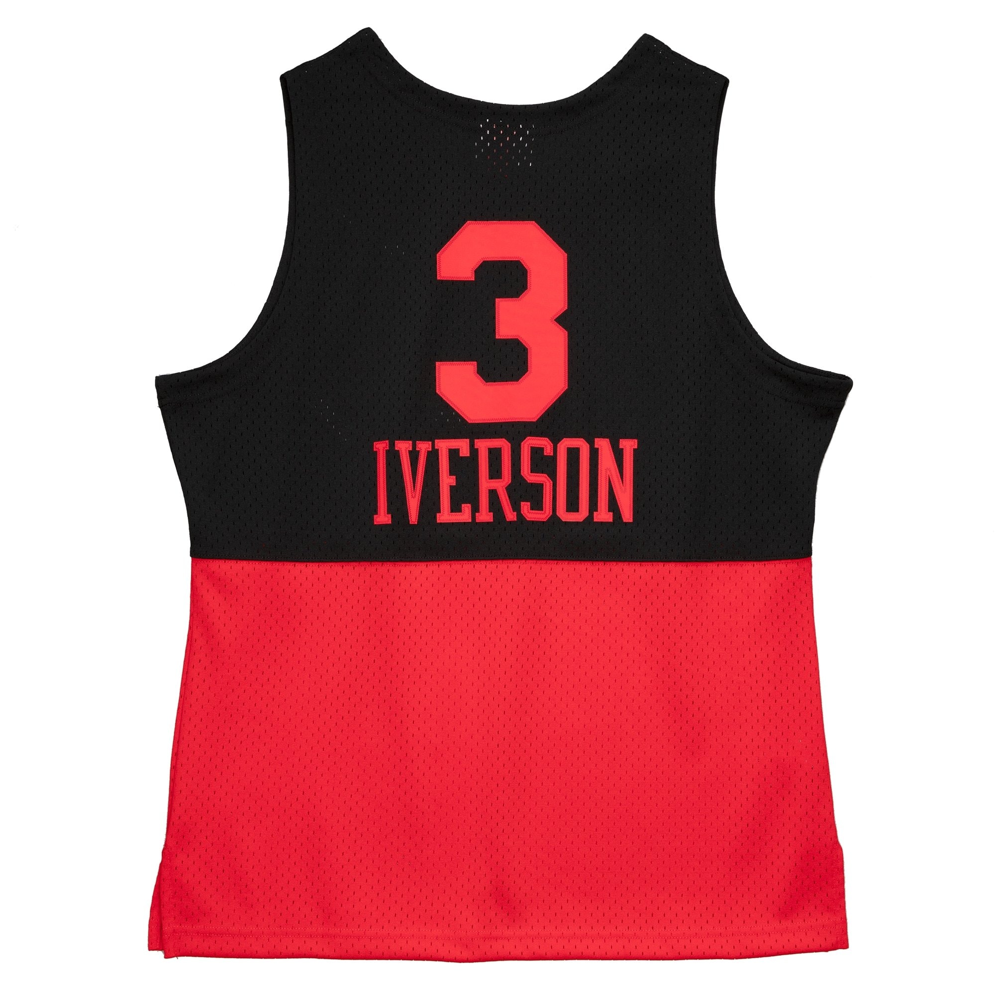Men's Mitchell & Ness Allen Iverson Black Philadelphia 76ers 2003-2004 Hardwood Classics Reload 2.0 Swingman Jersey