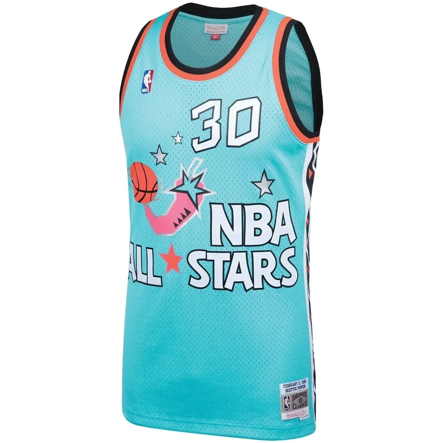 Scottie Pippen Eastern Conference Mitchell & Ness Hardwood Classics 1996 All-Star Game Swingman Jersey Teal