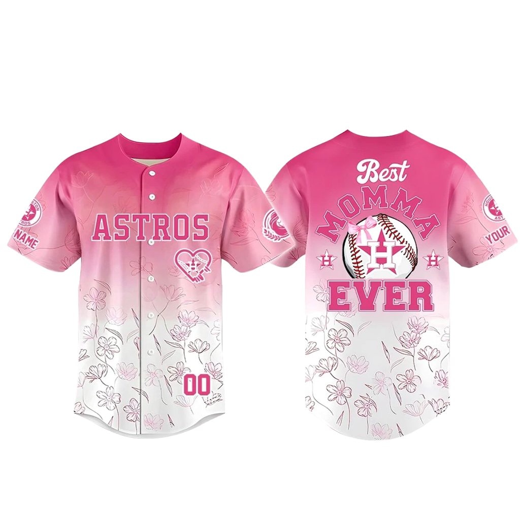 Custom Name and Number Baseball Team Happy Mother’s Day 2026 Baseball Jersey