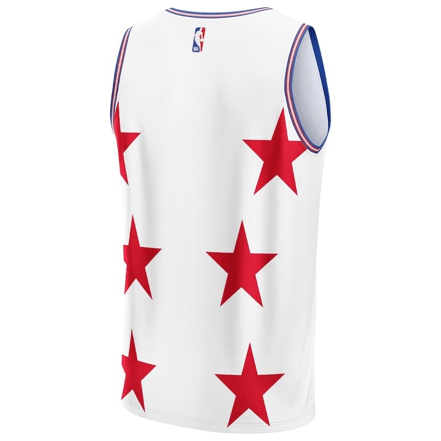 Philadelphia 76ers NBA & KidSuper Studios Unisex Hometown Jersey - White