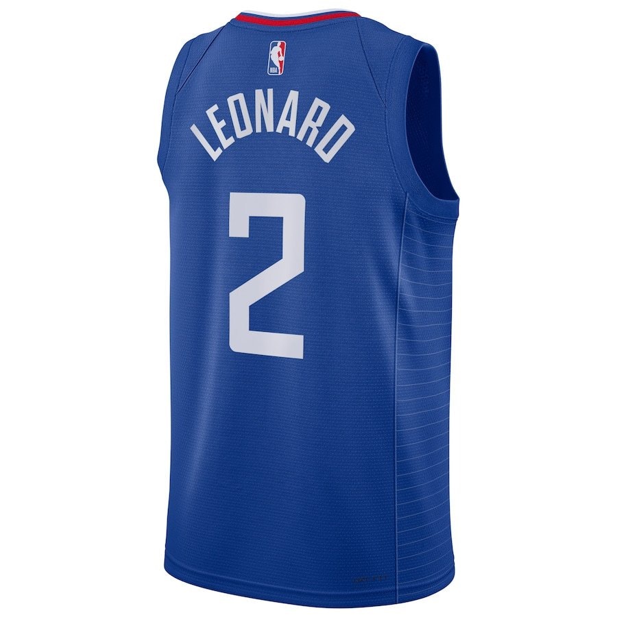 Kawhi Leonard 2 Los Angeles Clippers Unisex Swingman Jersey Icon Edition Blue