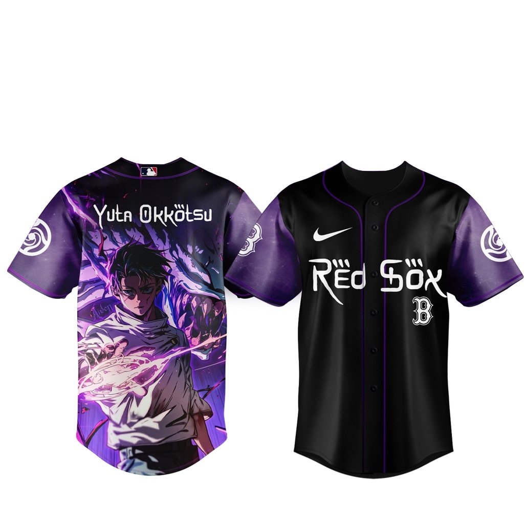 Baseball Team x Jujutsu Kaisen Night 2026 Yuta Okkotsu Baseball Jersey Version 2