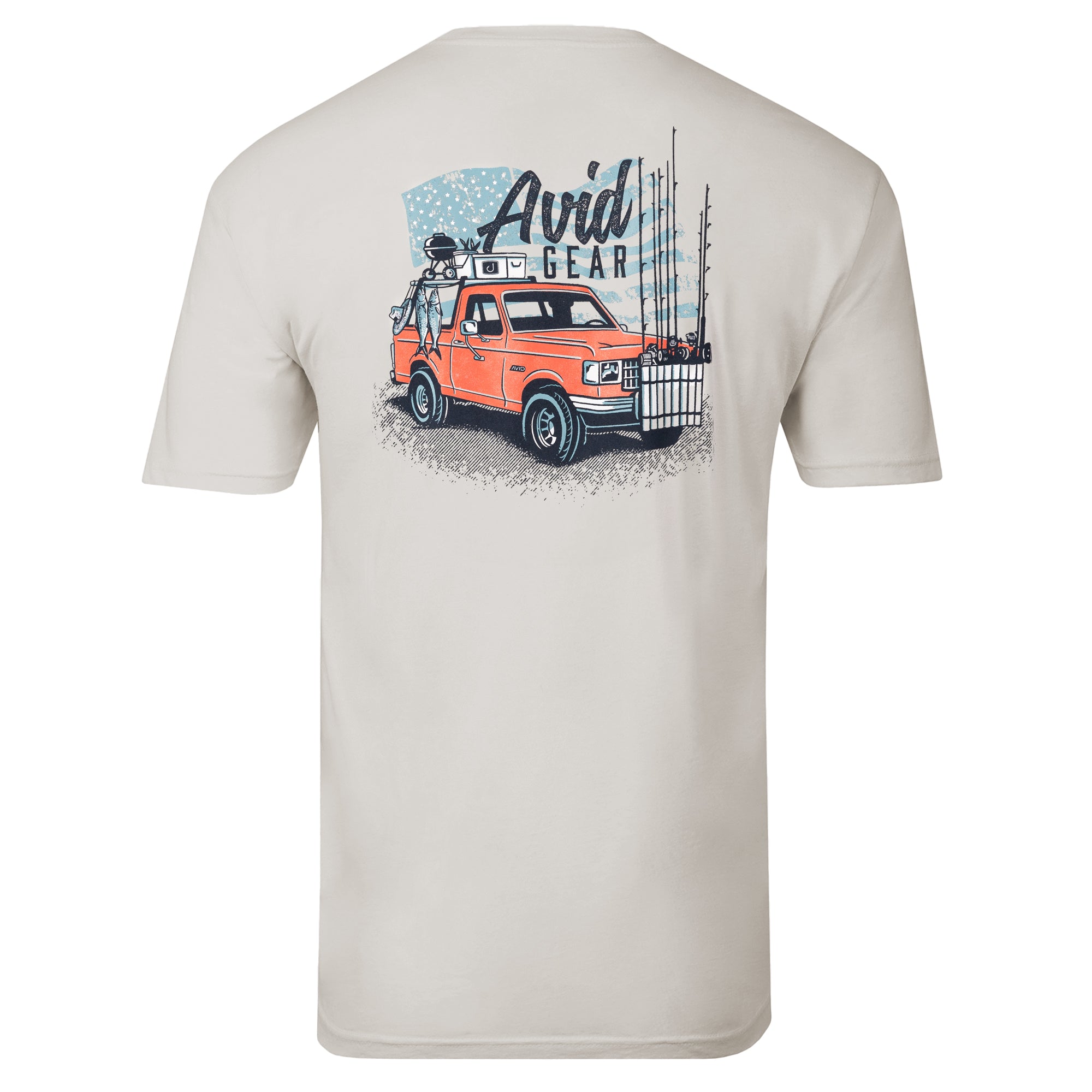 Classic Crew Neck Cotton Blend Tee for Off-Road Adventures