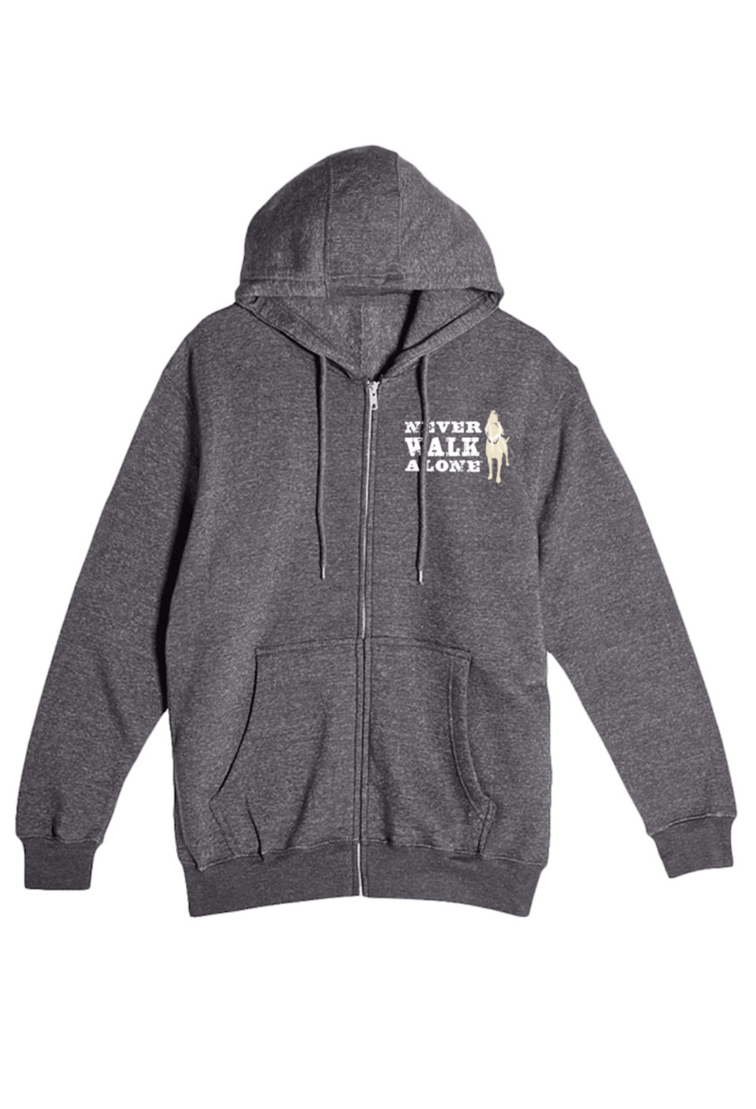 Zip Up Hoodie: Never Walk Alone