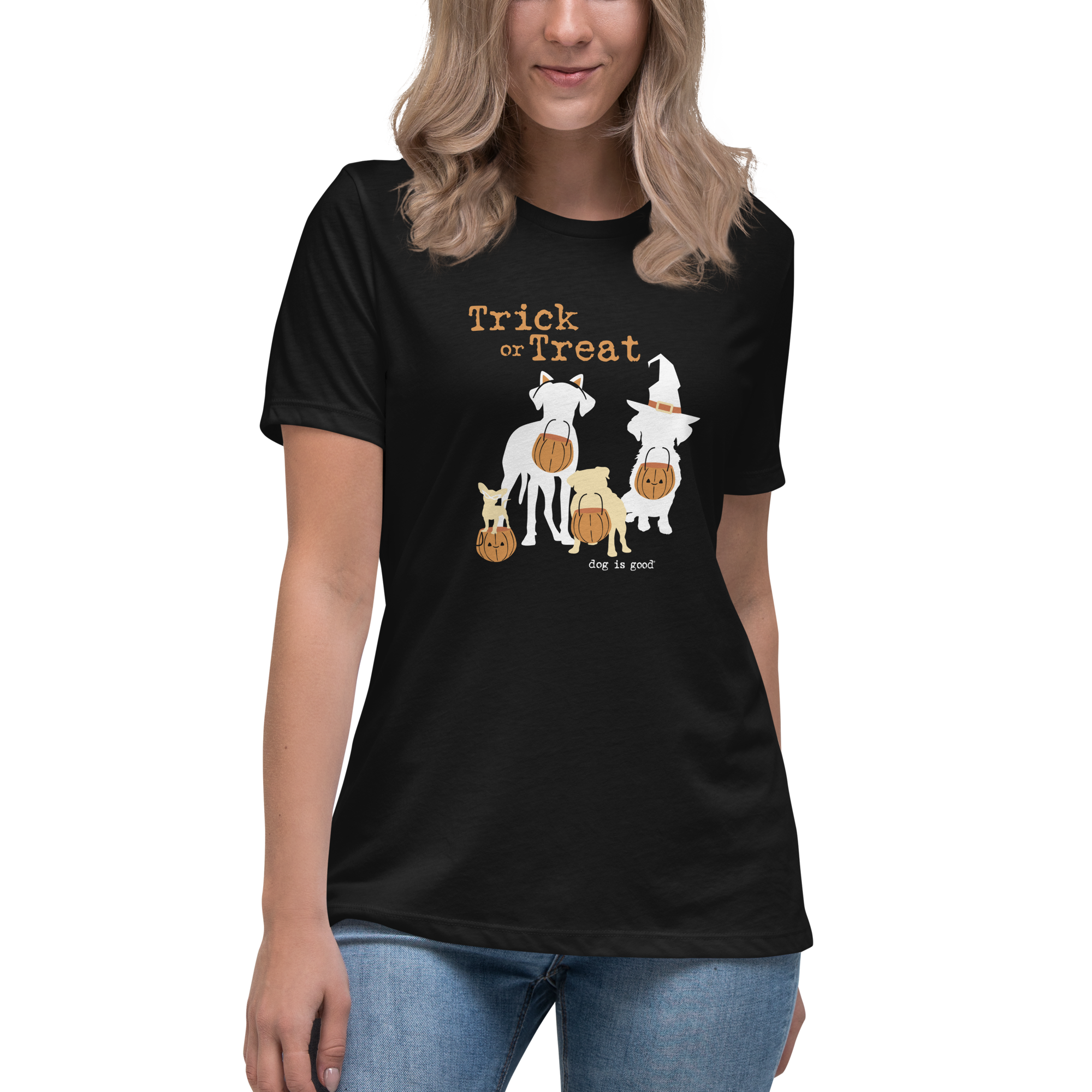 Trick or Treat Women’s Tee (Black)