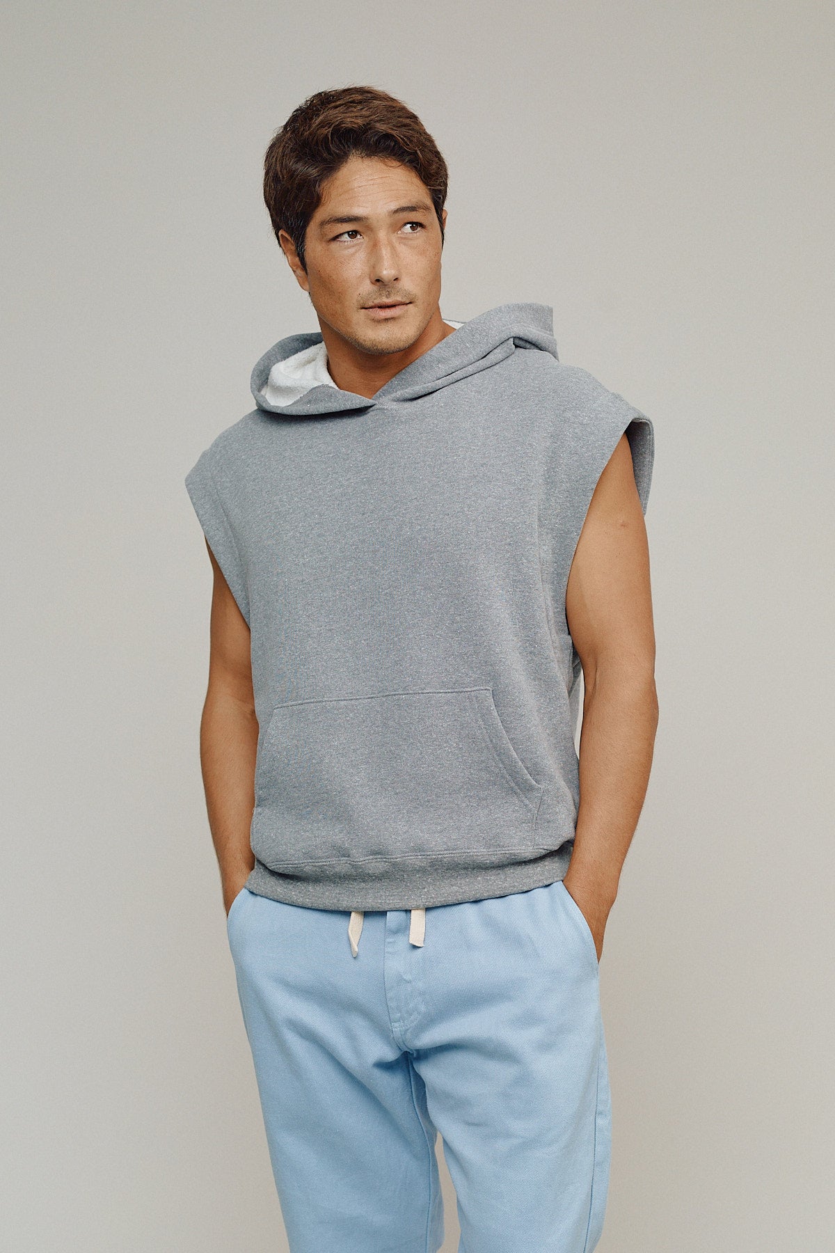 Heathered Balboa Hooded Sweatshirt