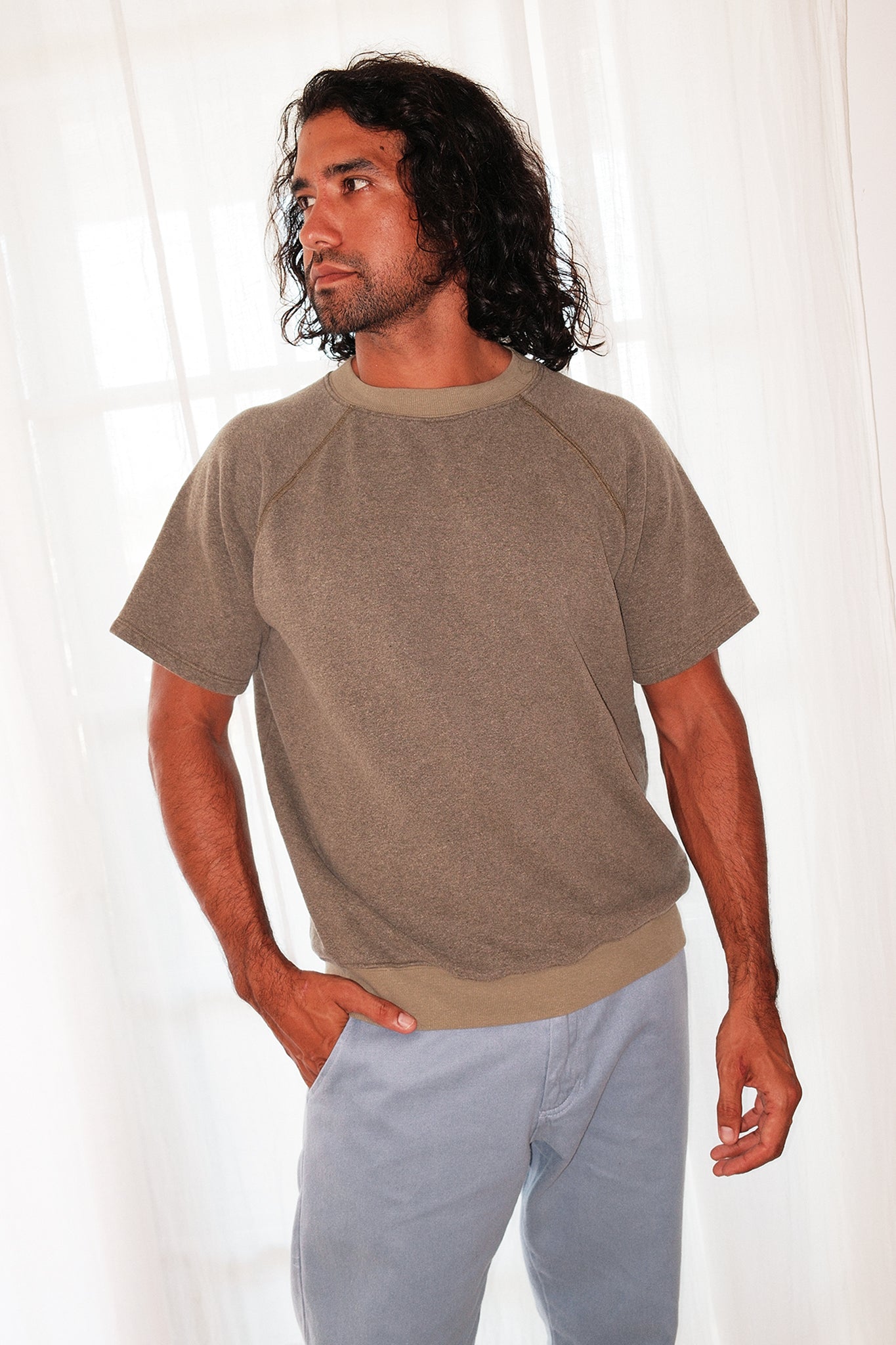 Heathered Magnuson Short Sleeve Raglan
