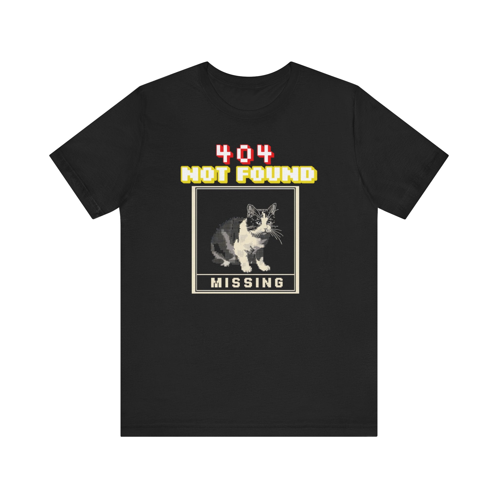 404 Not Found Cat T-Shirt
