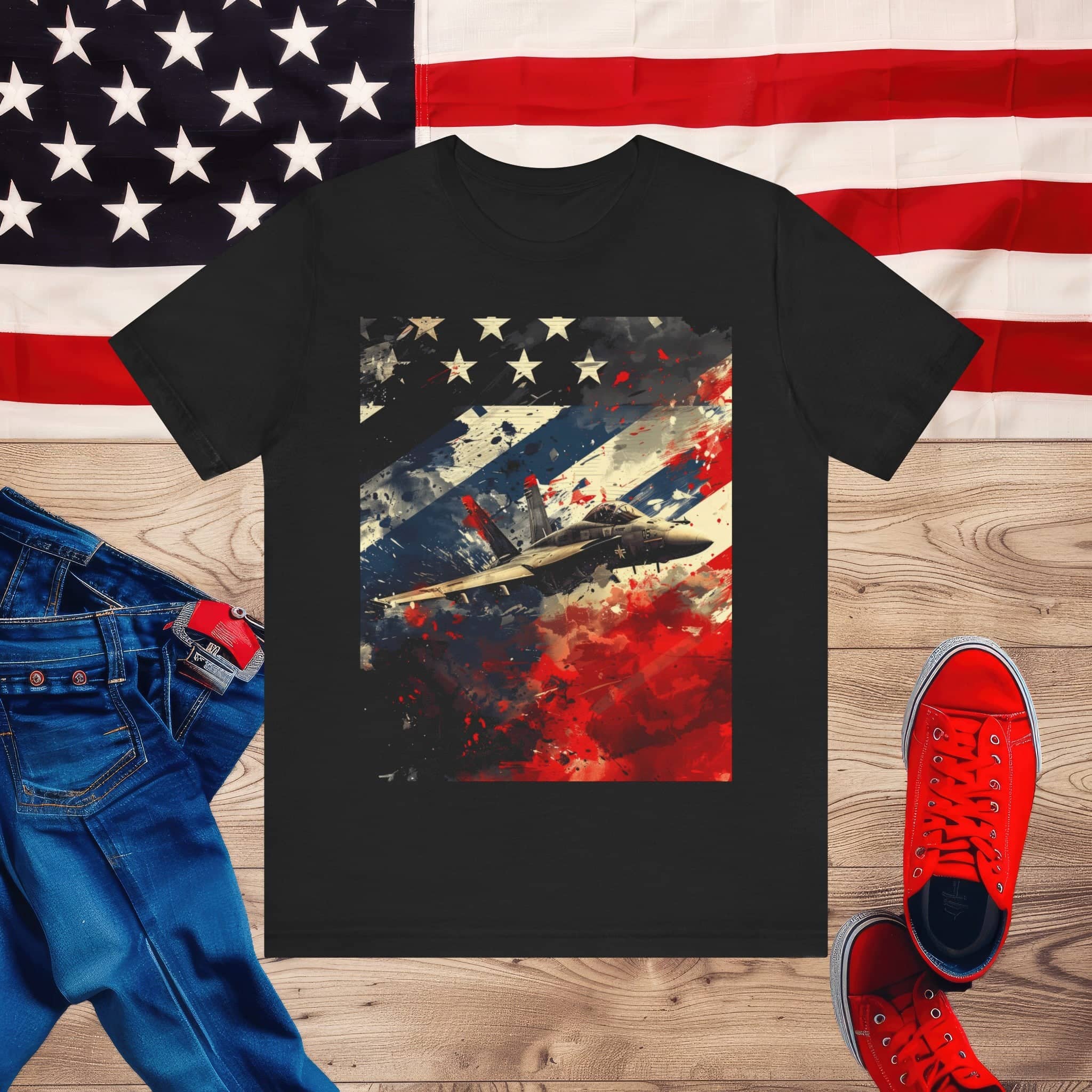 Aeronautic Freedom Tee Unisex Jersey Short Sleeve Tee
