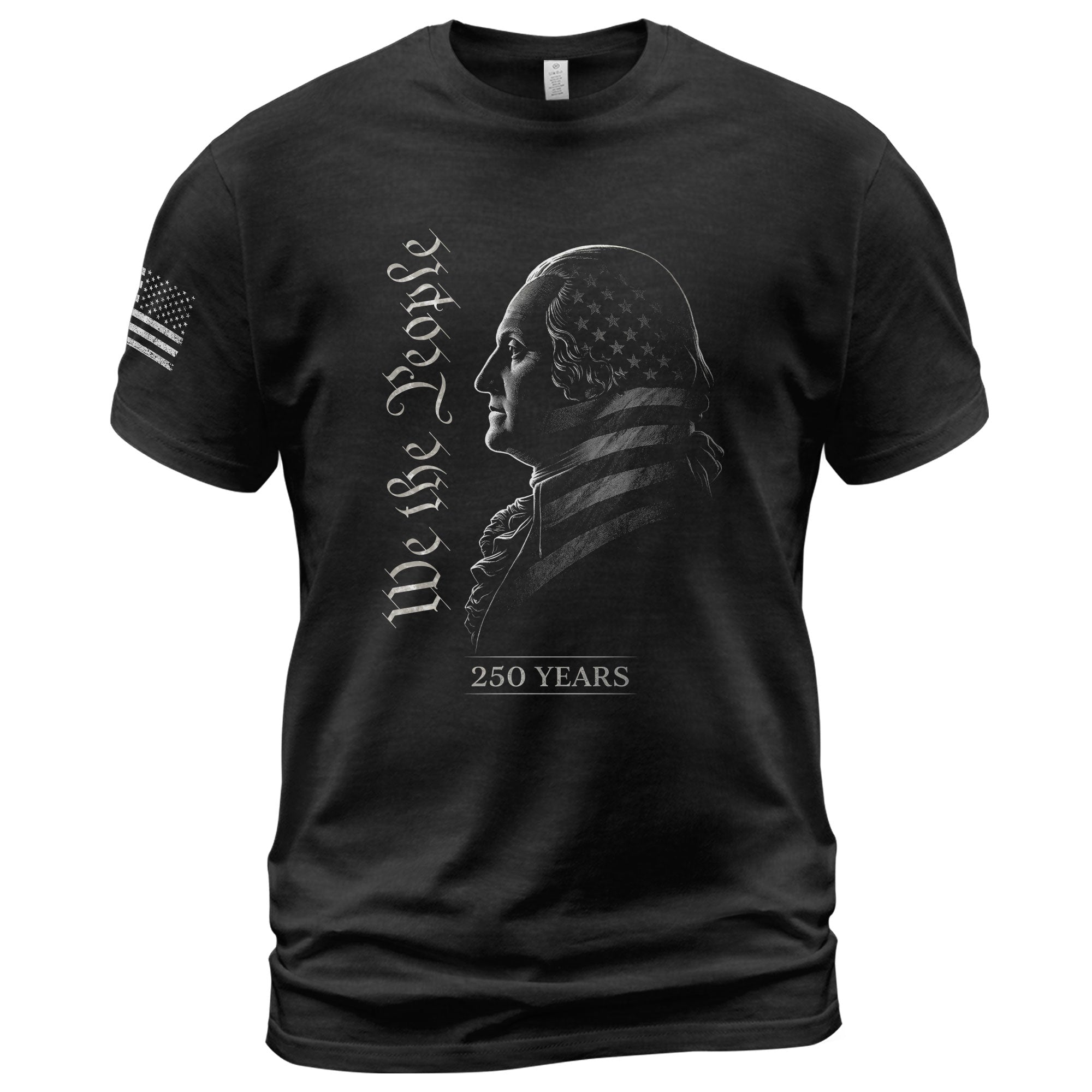 America 250th Anniversary T-Shirt 1776-2026 George Washington We The People Retro Tee