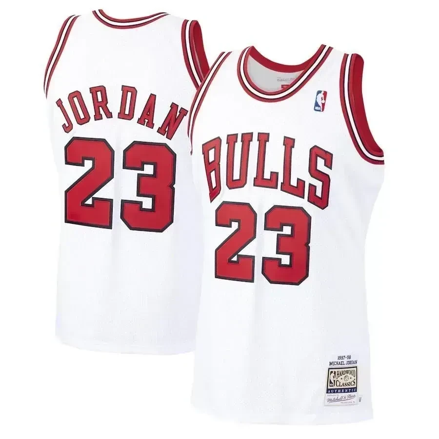 Michael Jordan Chicago Bulls Mitchell & Ness 1997-98 Hardwood Classics Player Jersey - White Multicolor
