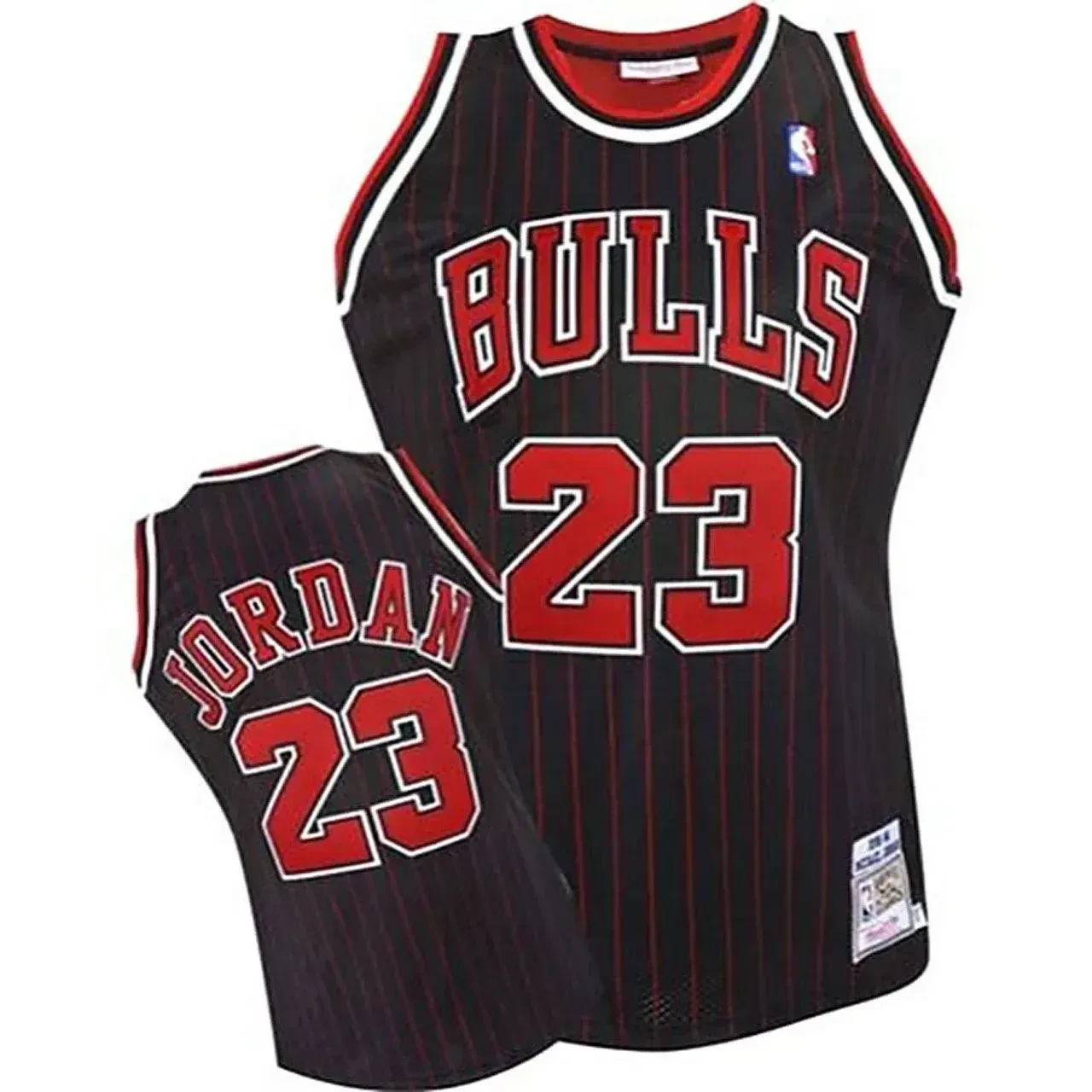 Youth Michael Jordan Chicago Bulls 23 Black Jersey - Unisex Multicolor Polyester S-3XL